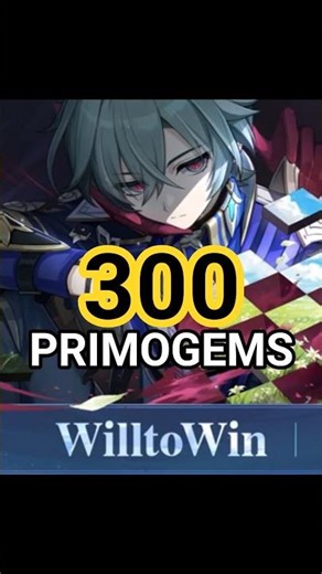 300 PRIMOGEMS Redeem Code From Luna VII Special Program #genshinimpact #genshinshorts #genshin