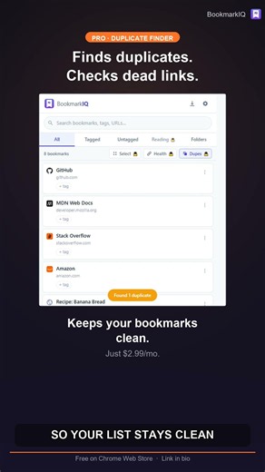 Auto-Tag & Bulk Edit Hundreds Of Bookmarks (Pro) #Shorts