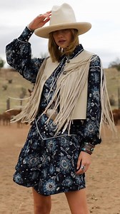 Feminine, with a side of fierce 🎇 . . . 🎥: @ta_visuals #doubledranch #doubledaddiction #ddranchwear #ranchlifestyle #westernfashion #ranchlife #getranchy #wildandwestern #westernwoman #denimcowgirl #rodeostyle #iamcowgirl #cowgirlcouture #westernlifeandstyle #rodeofashion | Double D Ranch