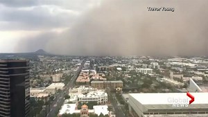 Massive dust storm shutters Arizona