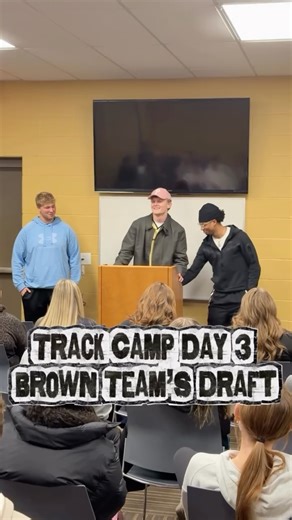 Baldwin Wallace T&F and XC | Day 3 of camp was a success! Our favorite moment would have to be the 2026 Brown and Gold Draft! Watch here to see who brown team has... | Instagram