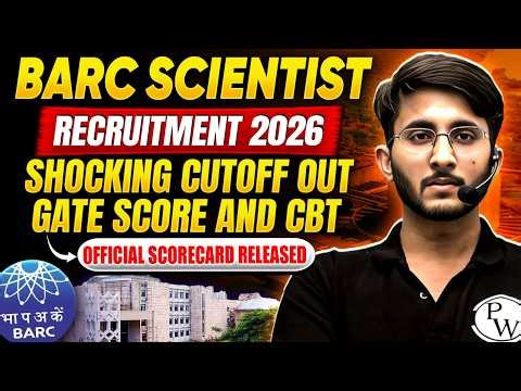 BARC Scientist Recruitment 2026 🔥 Shocking Cutoff Out | GATE Score & CBT | Official Scorecard Out