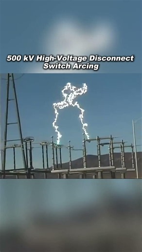 High-voltage disconnect-switch arcing