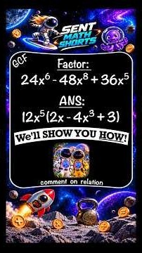 How to Factor via Greatest Common Factor (GCF)