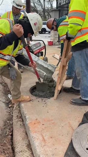P2K Civil Construction Contractors on Instagram: "When a catch basin is abandoned, the structure is filled with concrete or flowable fill (lean mortar) to prevent water from collecting. To ensure the basin is properly filled with no air pockets we use a concrete vibrator. This tool has a long reach to get every corner properly settled and filled to the top. Want to see more of our equipment in action? #HeavyEquipment #ConstructionMachinery #JobsiteTools #Construction2026 #BuildSmarter #Contracto