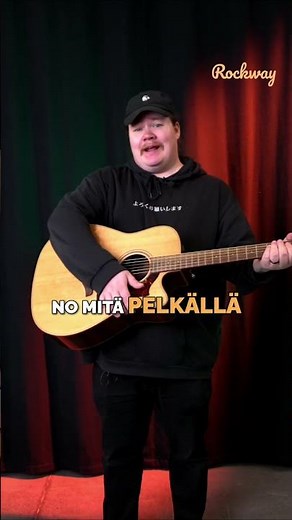 Ensimmäinen pakollinen kitarasointusi! (E-molli)