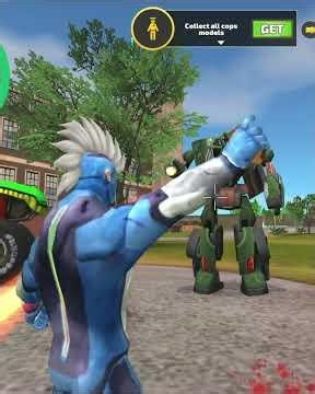 Rope Hero Vice Town (Rope Hero Secret Spider RoBot) vs Monster Truck #shorts