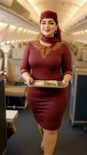 Air Hostess Glam Look ✈️ Attractive style of air hostess #shrots #airhostess #beautiful_girl #ladysX