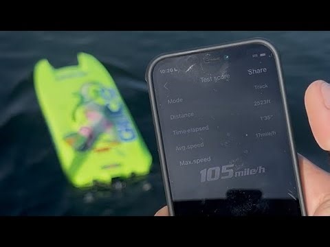 Miss GEICO 36 twin Zelos 105mph new setup speed run #proboat