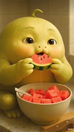 cartoon eating cartoon /yummy cartoon 😍#short #yummy #cartoonkids #familyfriendly #aicartoon