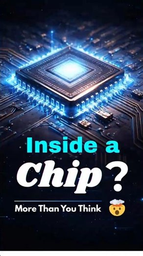 What’s Inside a Chip? 🤯 #vlsi #semiconductor #chip