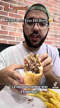 Kebab au FEU DE BOIS 🤩| LE MED ! Le nouveau meilleure grec d’Argenteuil ?