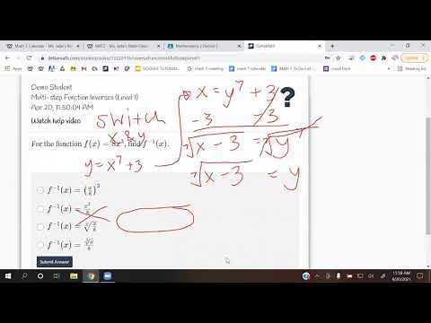 M4T2 V - Multi-Step Function Inverses (Level 1)