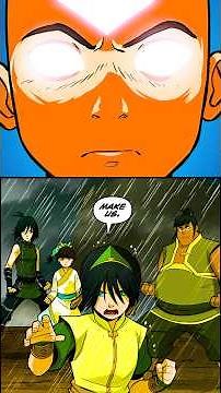 Toph Has To Save This Town From... AANG?! #ATLA #Comics #Shorts