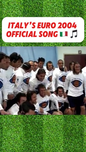 The Italian Football Podcast on Instagram: "The Italy squad’s official song for Euro 2004, ‘Azzurro’ 🇮🇹 🎵"