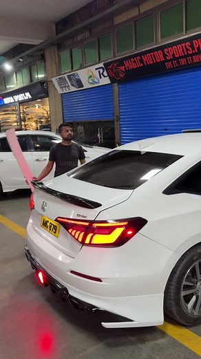 Abs plastic roof spoiler😍 #customhubmotorsports👑