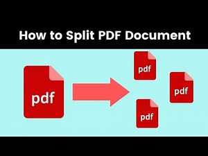 How to split PDF documents || How to separate PDF pages