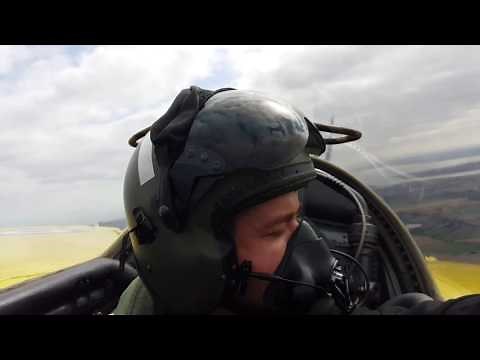 Flight in a Folland Gnat