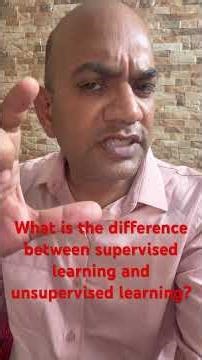 Decode the difference between supervised learning and unsupervised learning in a simplified manner.