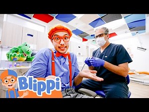Blippi Learns About Teeth at the Dentist | Blippi's Stories and Adventures for Kids | Moonbug Kids