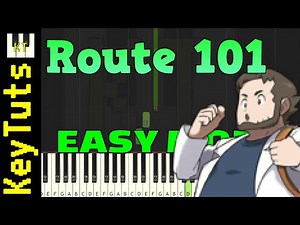 Route 101 [Pokemon RSE] - Easy Mode [Piano Tutorial] (Synthesia)