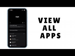 How to View All Apps on Android