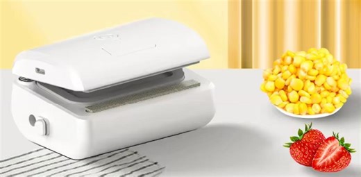 スナック菓子や食材を手軽に真空保存。小型で使いやすい真空シーラーがおトクに登場