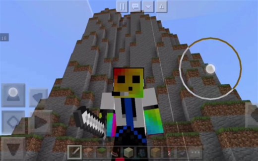 我的世界基岩版用指令建造高山