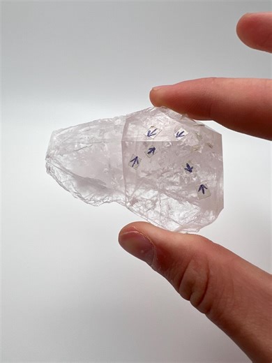 Gem Pink Enhydro Morganite Crystal With Muscovite, Mineral Specimen From Afghanistan - Etsy