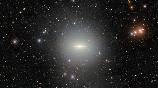 The wide-brimmed Sombrero galaxy is revealed in all its splendor by a telescope in Chile