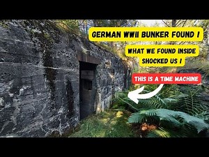 German WWII time machine bunker. German soldiers just left it and we go inside.