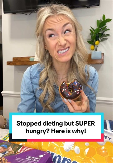 Dieting will only dig ya a deeper hunger hole🕳️ I've got a resource to help understand the types of fuel your body needs in order to reset your hunger and fullness cues after dieting and get 'em real nice and strong so they're easy to listen to 💪 it's called the