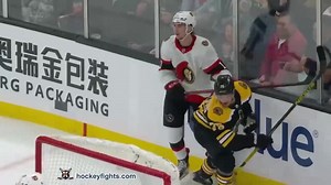 See more: https://www.hockeyfights.com/fights/n263047 #NHLBruins vs #GoSensGo | hockeyfights.com