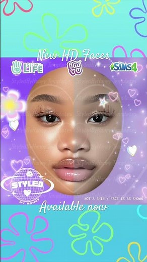 New HD Faces 💕🥰 great for Making skins #sims4cc #secondlife #imvu #gtafivem