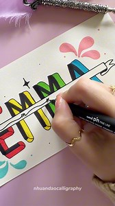 24K views · 126 reactions | Name Lettering  . . . FREE Gift For...