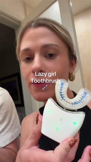 Too lazy for a normal toothbrush 🤷🏼‍♀️ this Autobrush takes 30 seconds and there are studies that