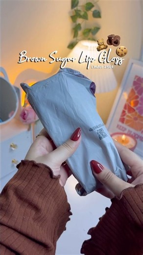 Meesho Lip Gloss🤎#ytshorts#shorts#meesho#lipstick#lipgloss#makeup#girl#gift#brown#pinterest#korean