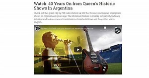 El documental de Queen dio vuelta el mundo