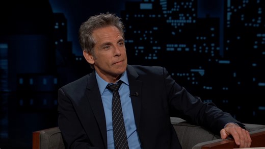 Ben Stiller on working with the great Christopher Walken! | Jimmy Kimmel Live