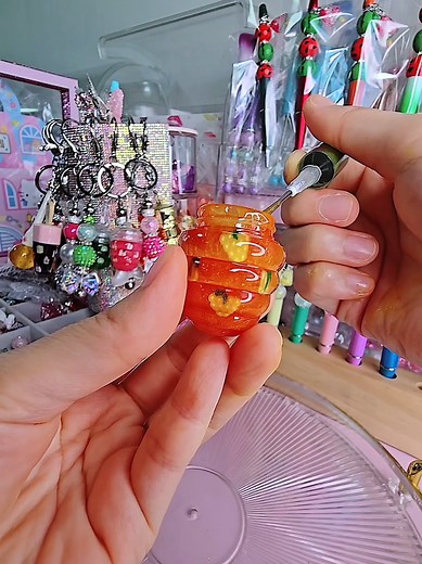 청포도 립글로즈 키링 만들기 ASMR