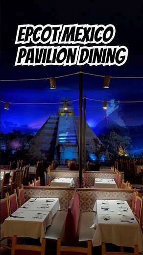 Dining next to a Mayan temple? Check out the San Angel Inn Restaurante at Epcot’s Mexico Pavilion.