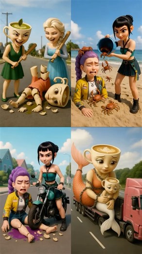 Ballerina Cappuccina And Elsa Pregnant But Creepy!