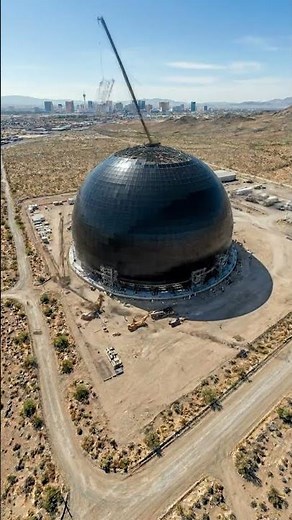 Building the Las Vegas Sphere from Scratch | Full Cinematic Mega Construction Timelapse (Drone View)