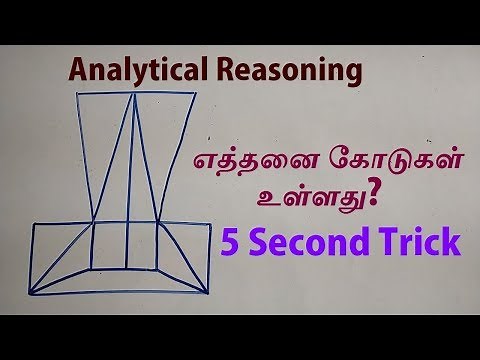ANALYTICAL REASONING IN TAMIL | COUNTING OF LINES IN TAMIL | TNPSC, SSC, IBPS, RRB | AAKKAN MATHS