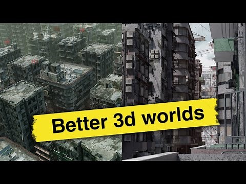 2 minute tip better 3D environment world building by a blender user