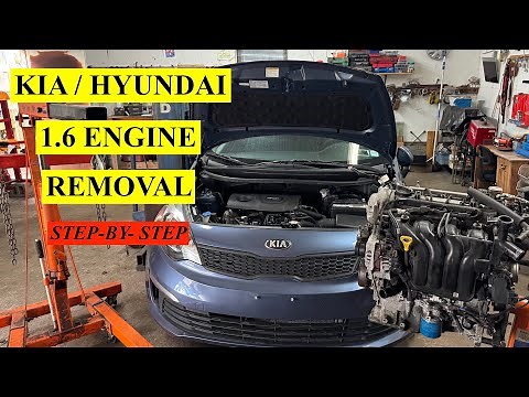 Hyundai & Kia 1.6L Engine Removal - Step-by-Step