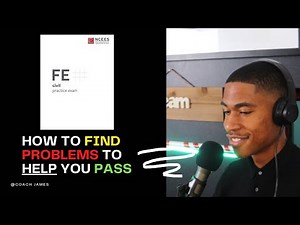 How To Find Good Civil FE Practice Problems In Order To Pass