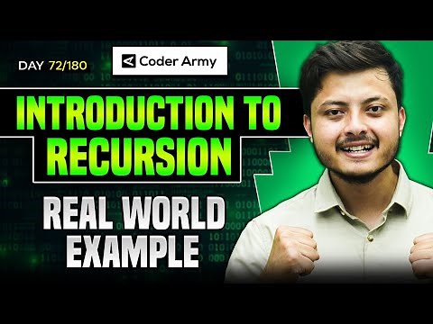 Lecture 51: Introduction To Recursion From Basic To Advance