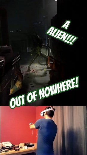 Out Of No Where #alien #vr #videogames