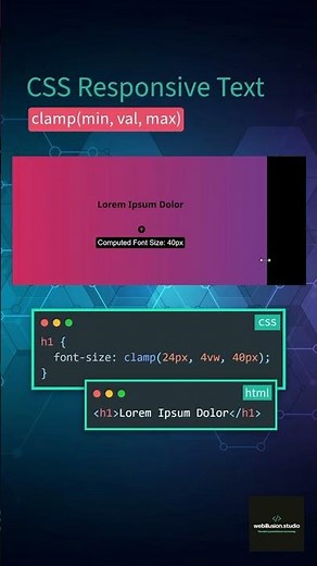 Texto Responsivo con CSS 🔥🔥🔥🔥